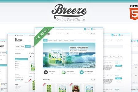 Breeze — HTML5 & CSS3 eCommerce Template