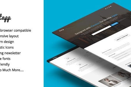 Startapp - Responsive Landing Page Template