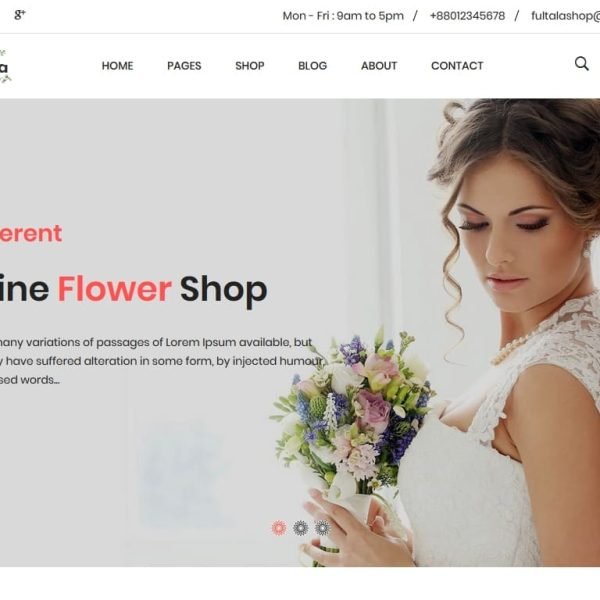 Fultala – Flower Shop eCommerce Template
