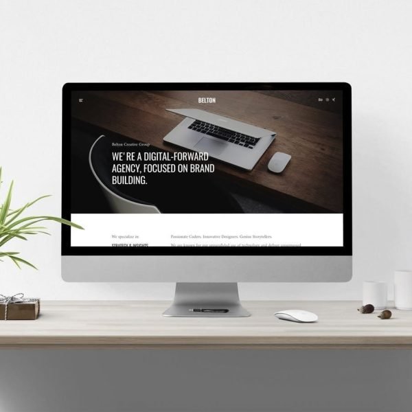 Belton – Minimal HTML5 Black & White Multipurpose