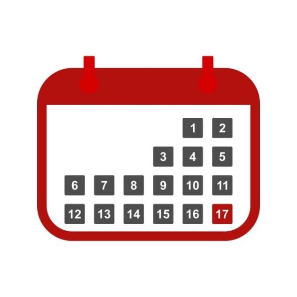 Calendar Icon Creative Design Template (Turbo Premium Space)