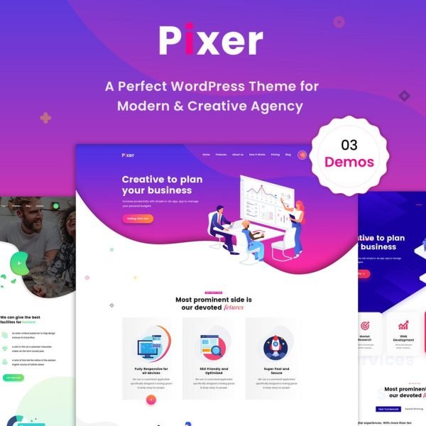 Pixer - Digital Agency WordPress