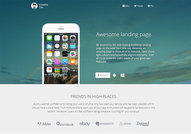 Awesome Landing Page